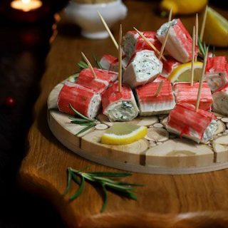 Пълнени рулца от раци