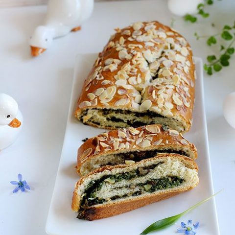 Солен щрудел със спанак и сирене