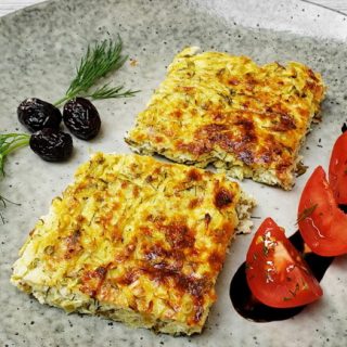 Запеканка с тиквички и извара