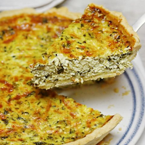 Киш със спанак